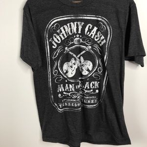 Johnny Cash Graphic Short Sleeve Band Tee Zion XL